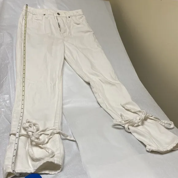 Good American Women's Good Boy Ankle Wrap Jeans