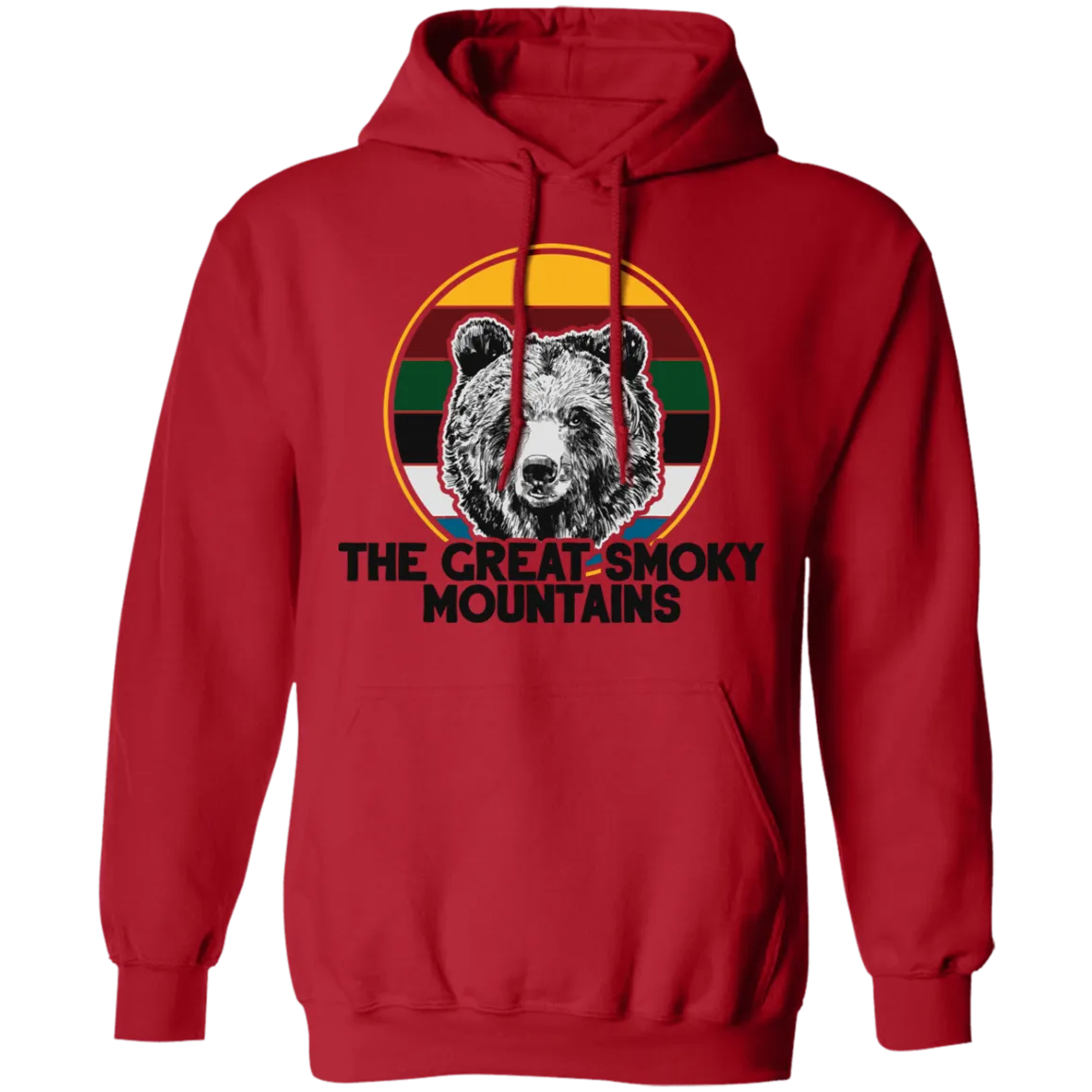 Great Smoky Mountains Bear - Pullover Hoodie