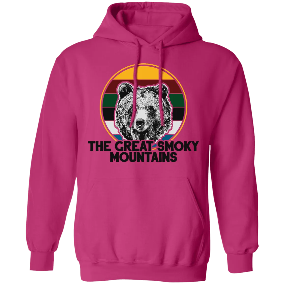Great Smoky Mountains Bear - Pullover Hoodie