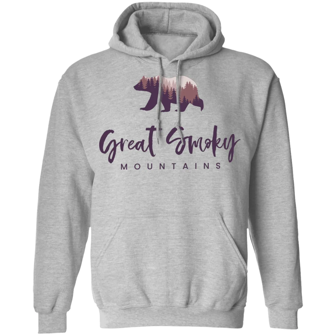 Great Smoky Mountains Purple - Pullover Hoodie