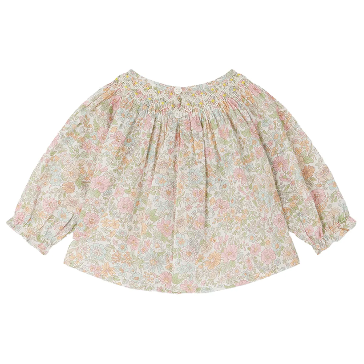 Griotte Liberty Floral Smocked Blouse