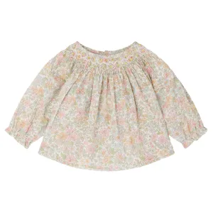 Griotte Liberty Floral Smocked Blouse