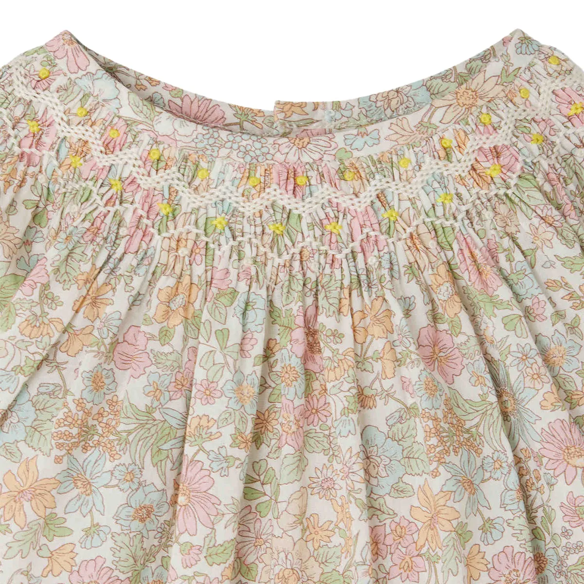 Griotte Liberty Floral Smocked Blouse