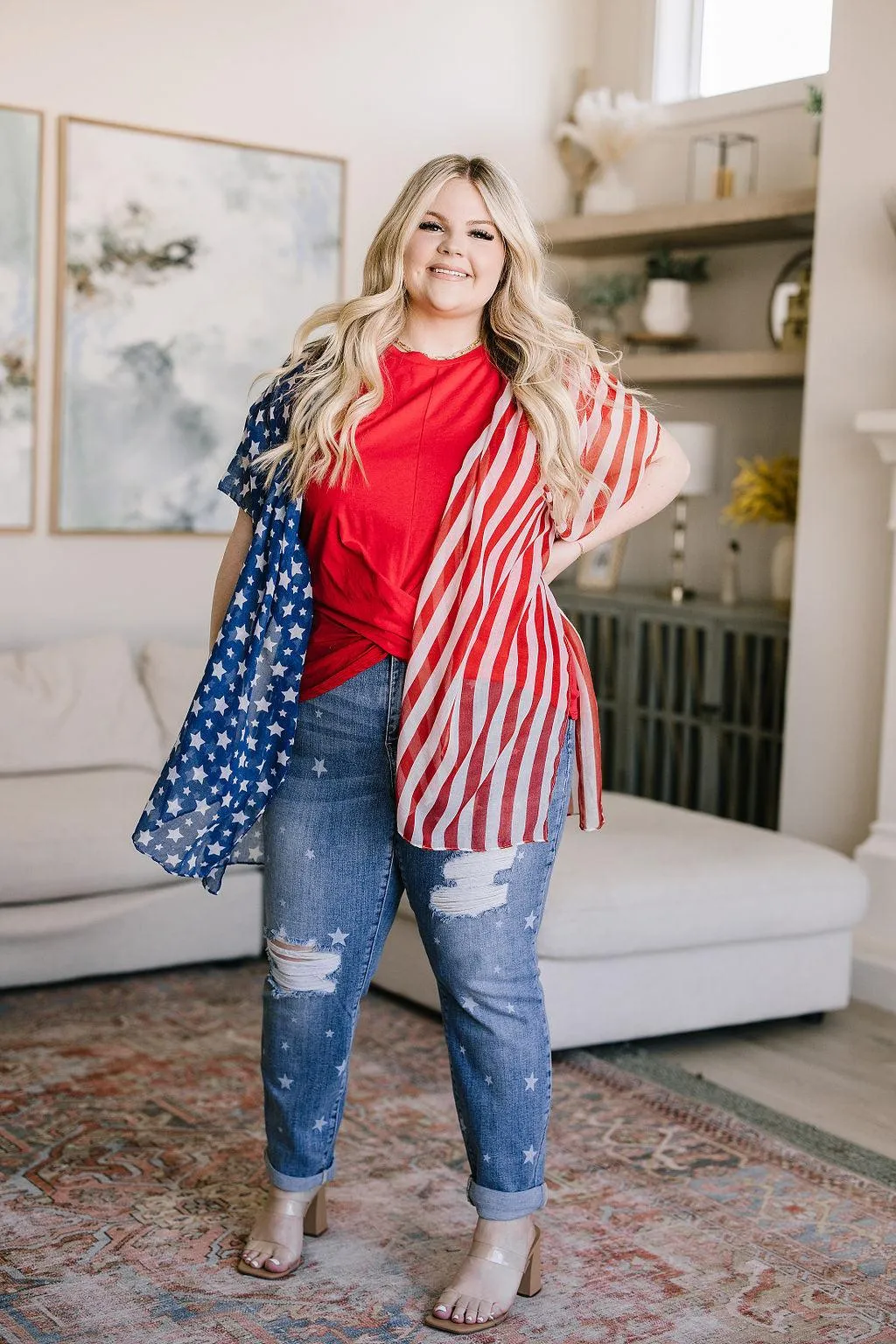 Hazel Blues® |  Juliet Star Crossed Boyfriend Jeans