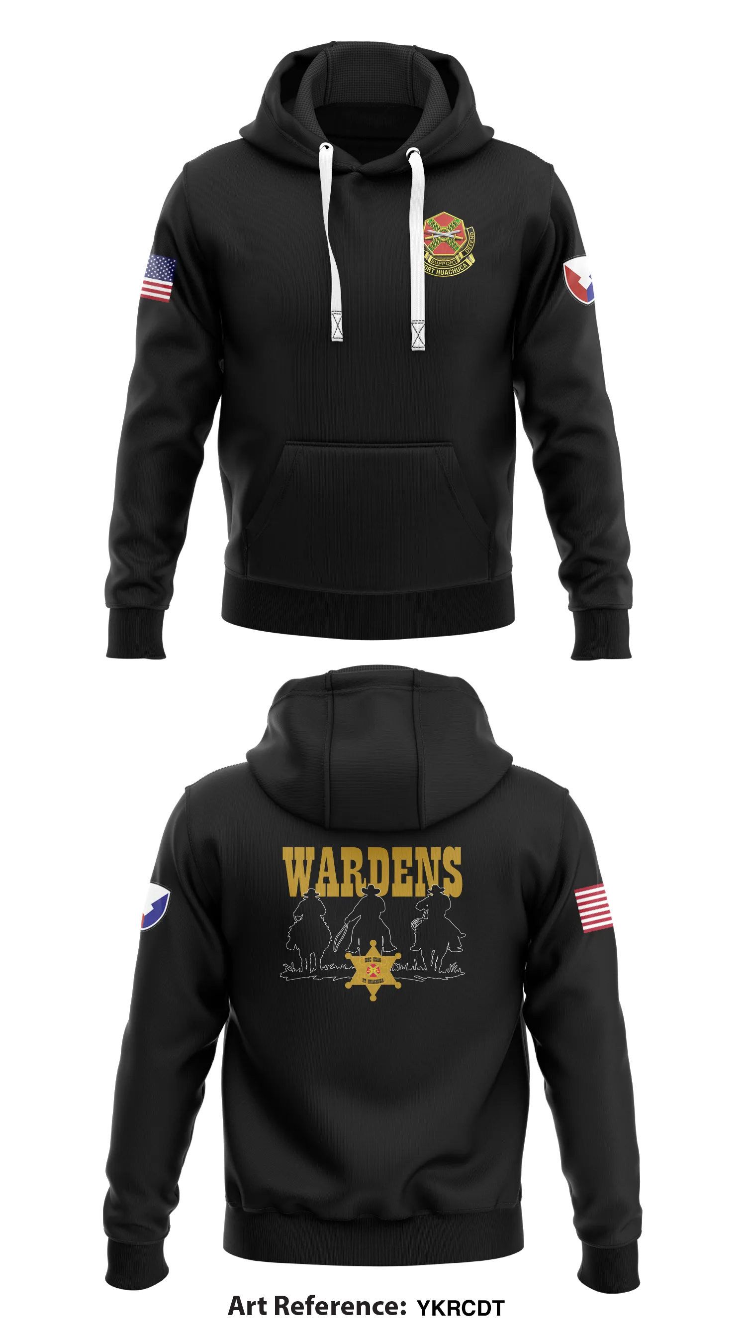 HHC, USAG Ft Huachuca Store 1  Core Men's Hooded Performance Sweatshirt - YkrCdT