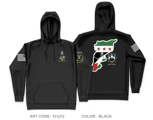 Ice FSC, 1-32 IN BN, 1 BCT, 10 MTN DIV Core Men's Hooded Performance Sweatshirt - fVvjY2