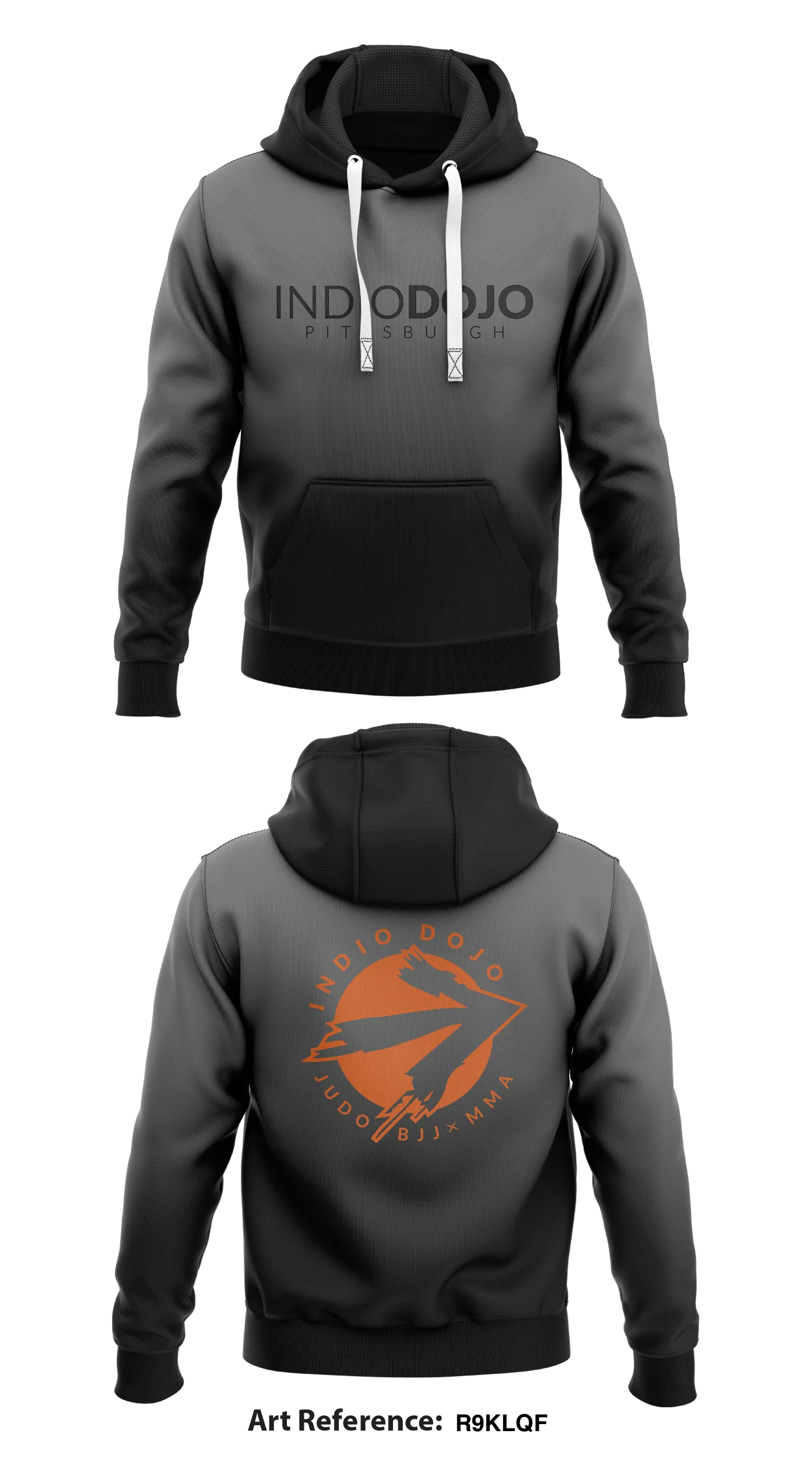 Indio Dojo Store 1 Core Men's Hooded Performance Sweatshirt - r9kLQf