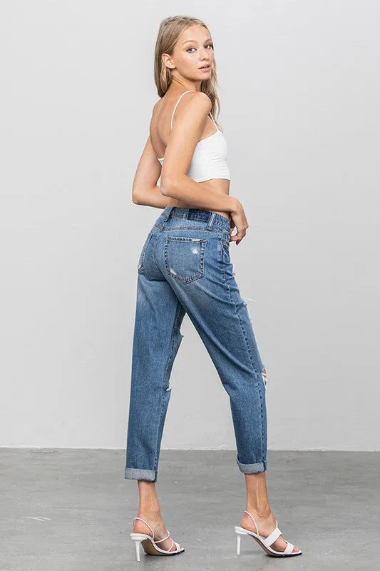 Insane Gene DISTRESSED PREMIUM BOYFRIEND JEANS