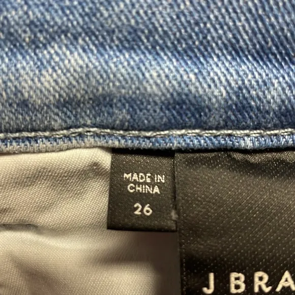J Brand Joan High Rise Wide Leg Crop Jeans Size 26.