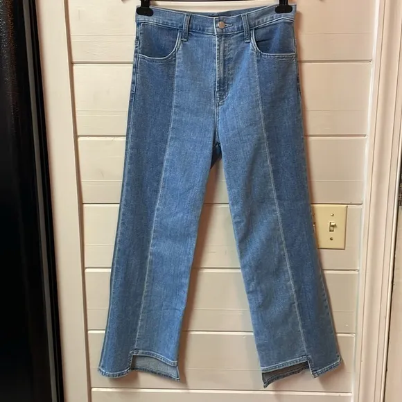 J Brand Joan High Rise Wide Leg Crop Jeans Size 26.