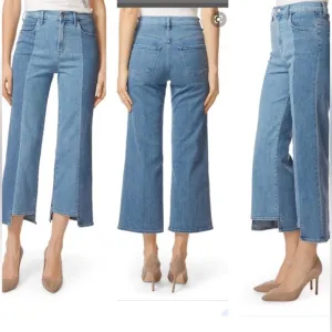 J Brand Joan High Rise Wide Leg Crop Jeans Size 26.