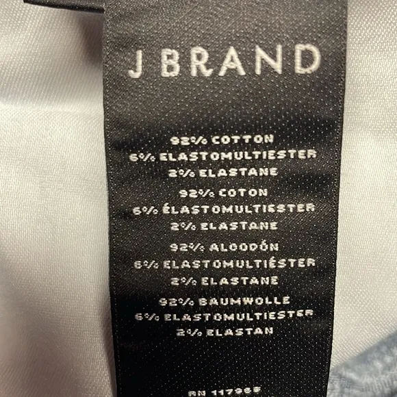 J Brand Joan High Rise Wide Leg Crop Jeans Size 26.