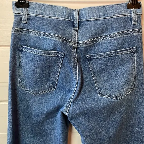 J Brand Joan High Rise Wide Leg Crop Jeans Size 26.