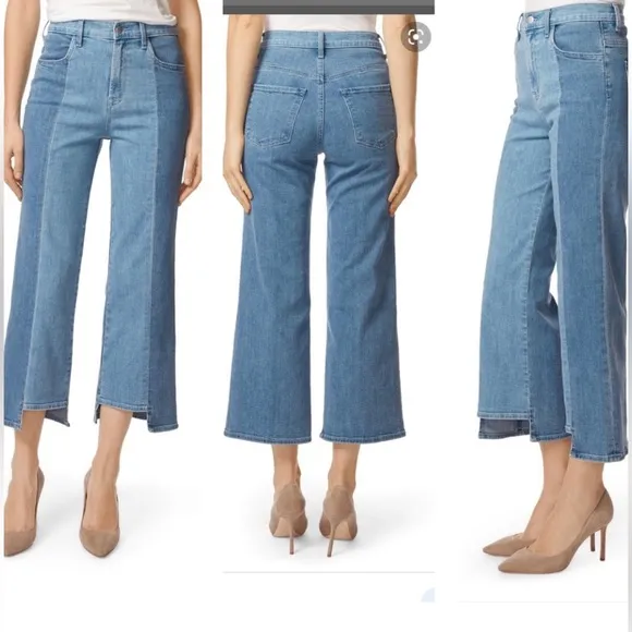 J Brand Joan High Rise Wide Leg Crop Jeans Size 26.