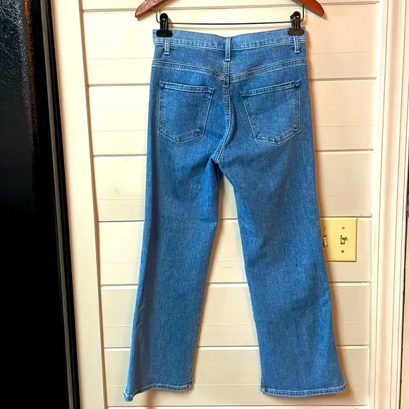J Brand Joan High Rise Wide Leg Crop Jeans Size 26.