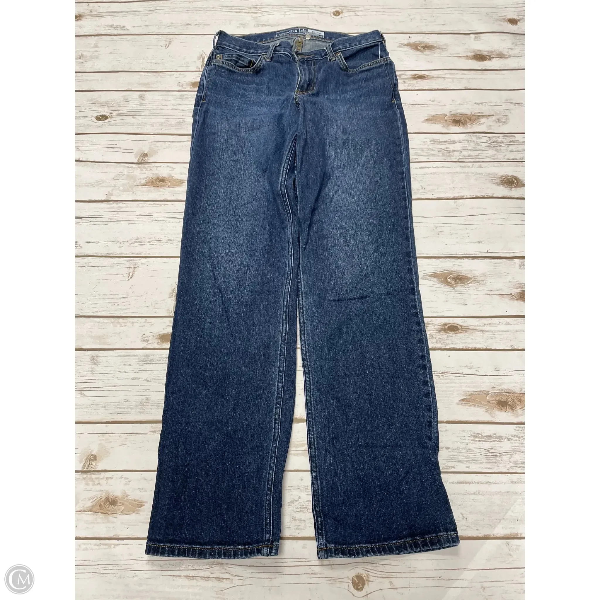 Jeans Boyfriend By Carhartt In Blue Denim, Size: 6