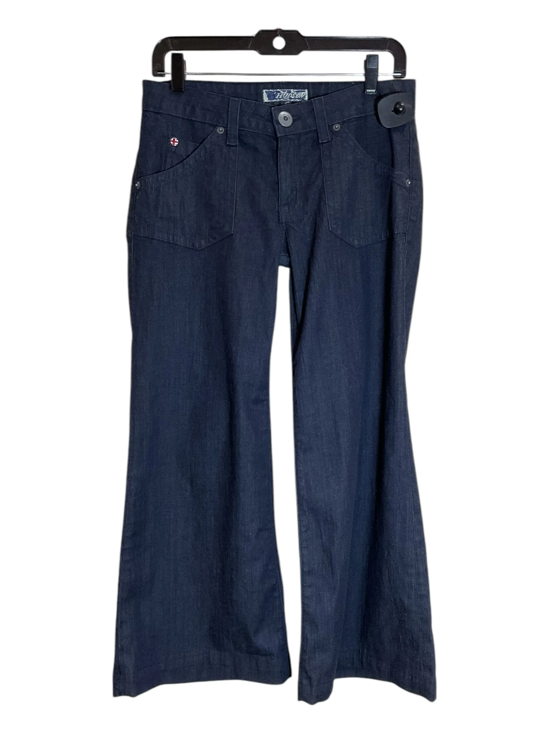 Jeans Wide Leg By Hudson In Blue Denim, Size: 6