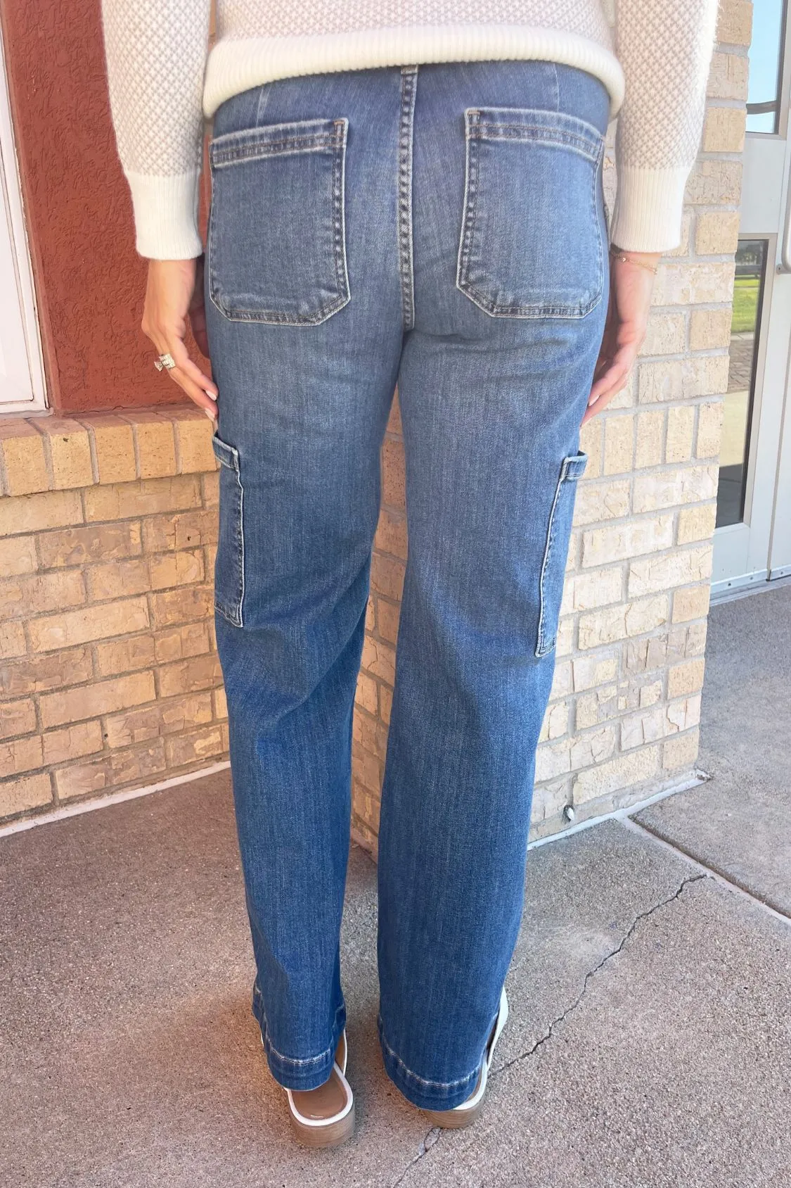 Jodi HR Wide Leg Slash Front Carpenter