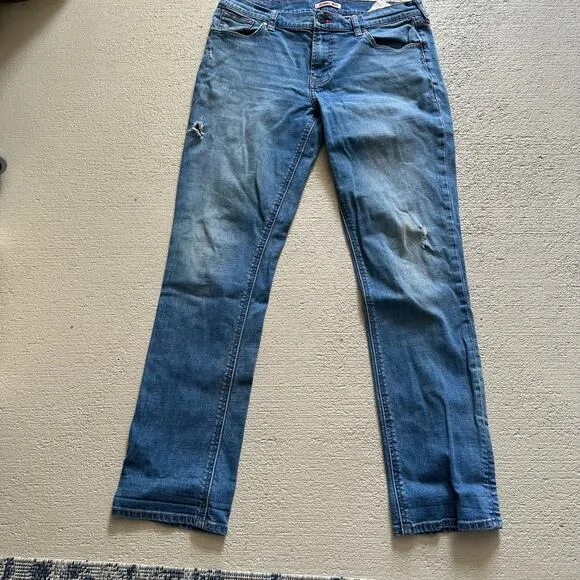 Johnny Was Mid Rise The Tomboy Boyfriend Jeans Size 28