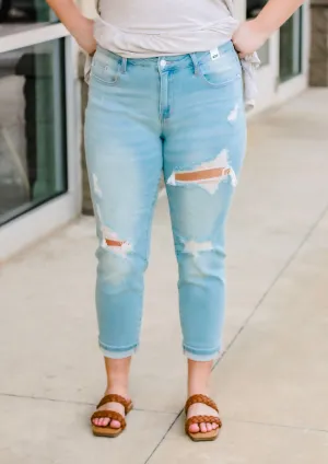 Judy Blue- Keeping Things Light Boyfriend Jeans
