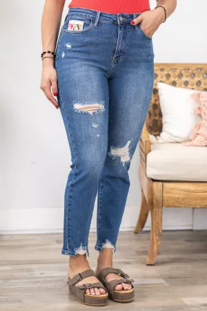 Judy Blue Queen Of Hearts Coin Pocket Jeans