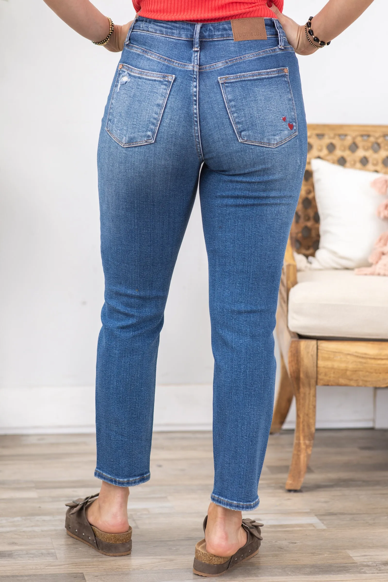 Judy Blue Queen Of Hearts Coin Pocket Jeans