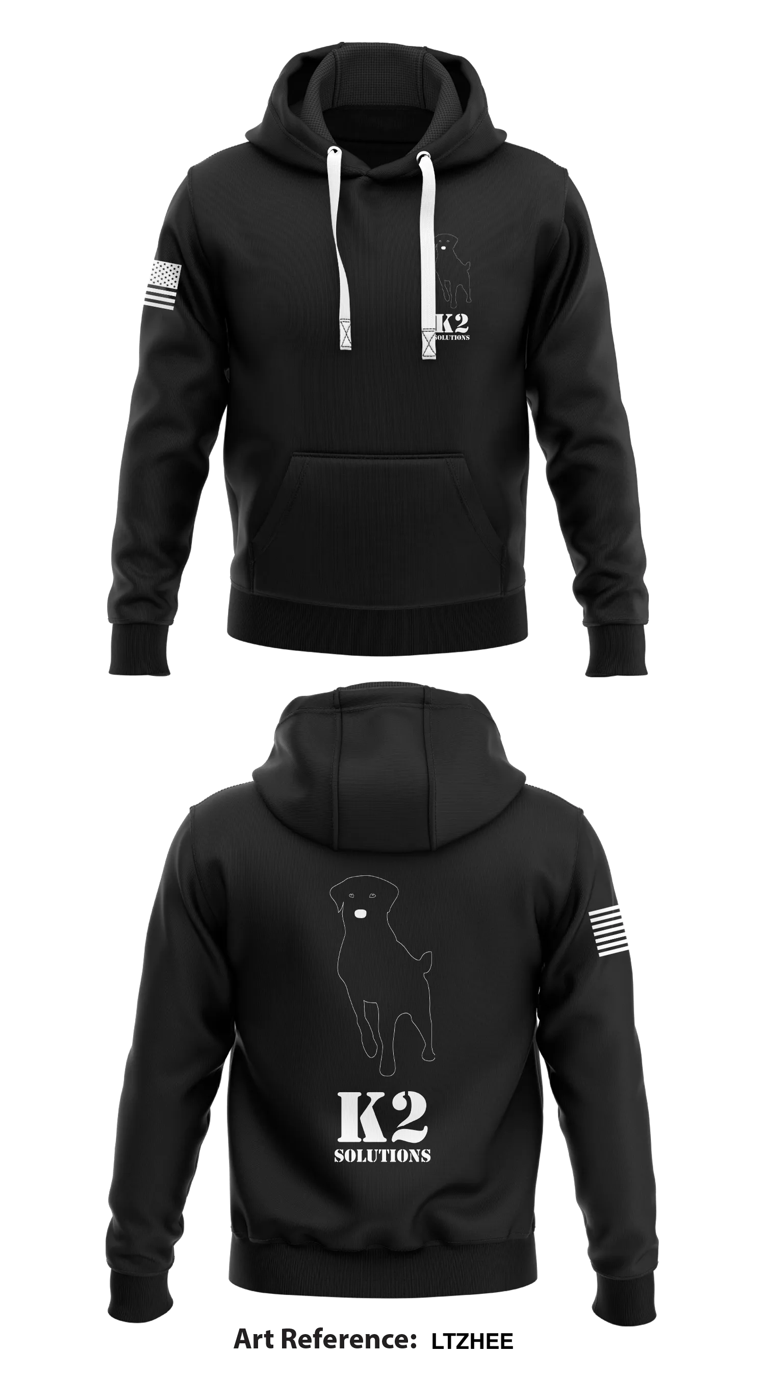 K2 Solutions Store 1  Core Men's Hooded Performance Sweatshirt - LtzhEe
