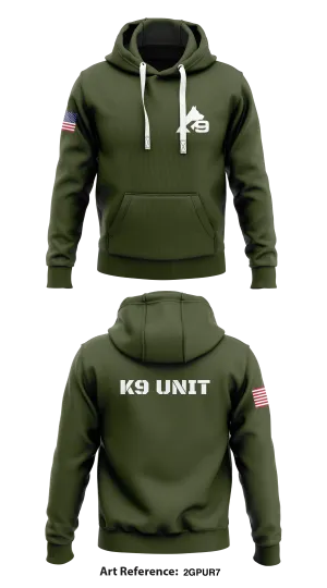 K9 Unit Store 1  Core Men's Hooded Performance Sweatshirt - 2gpur7