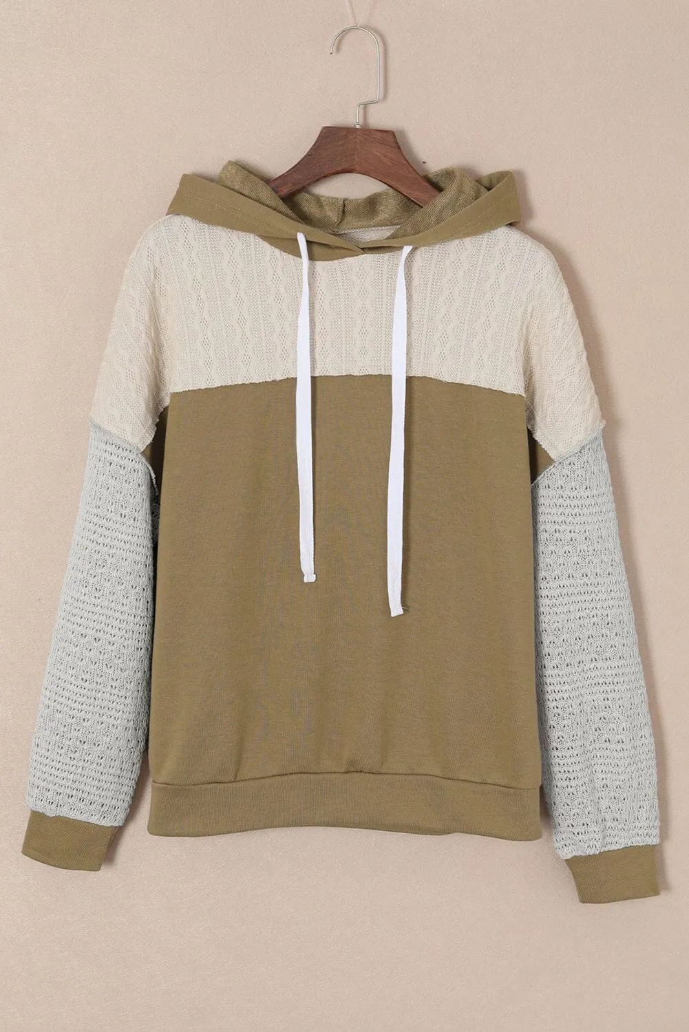KaleaBoutique Colorblock Patchwork Pullover Hoodie