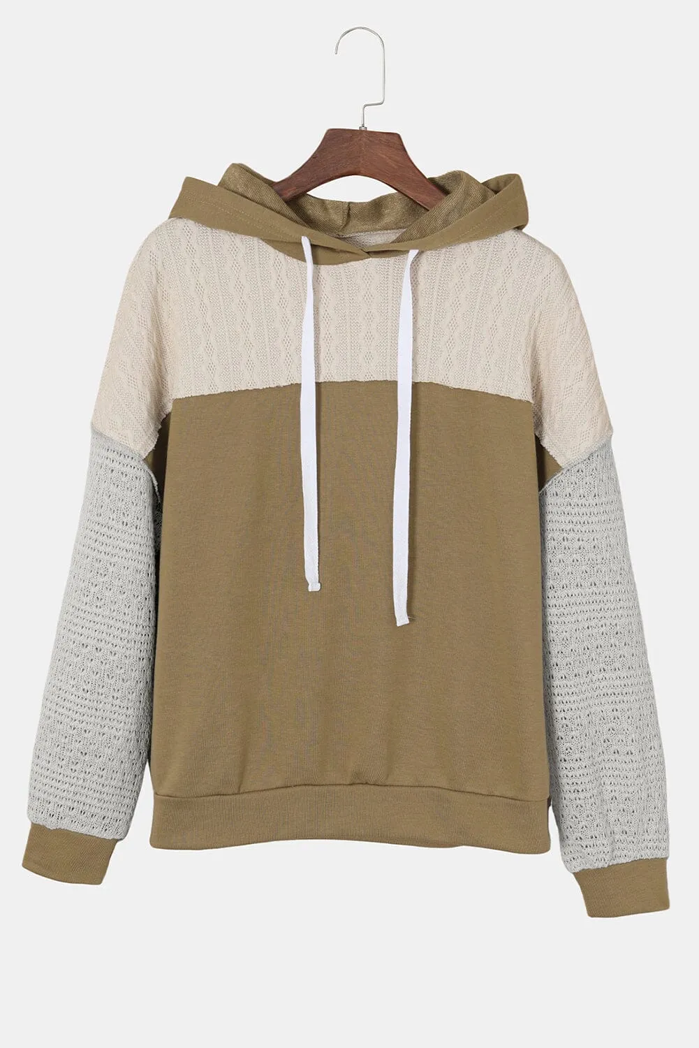 KaleaBoutique Colorblock Patchwork Pullover Hoodie
