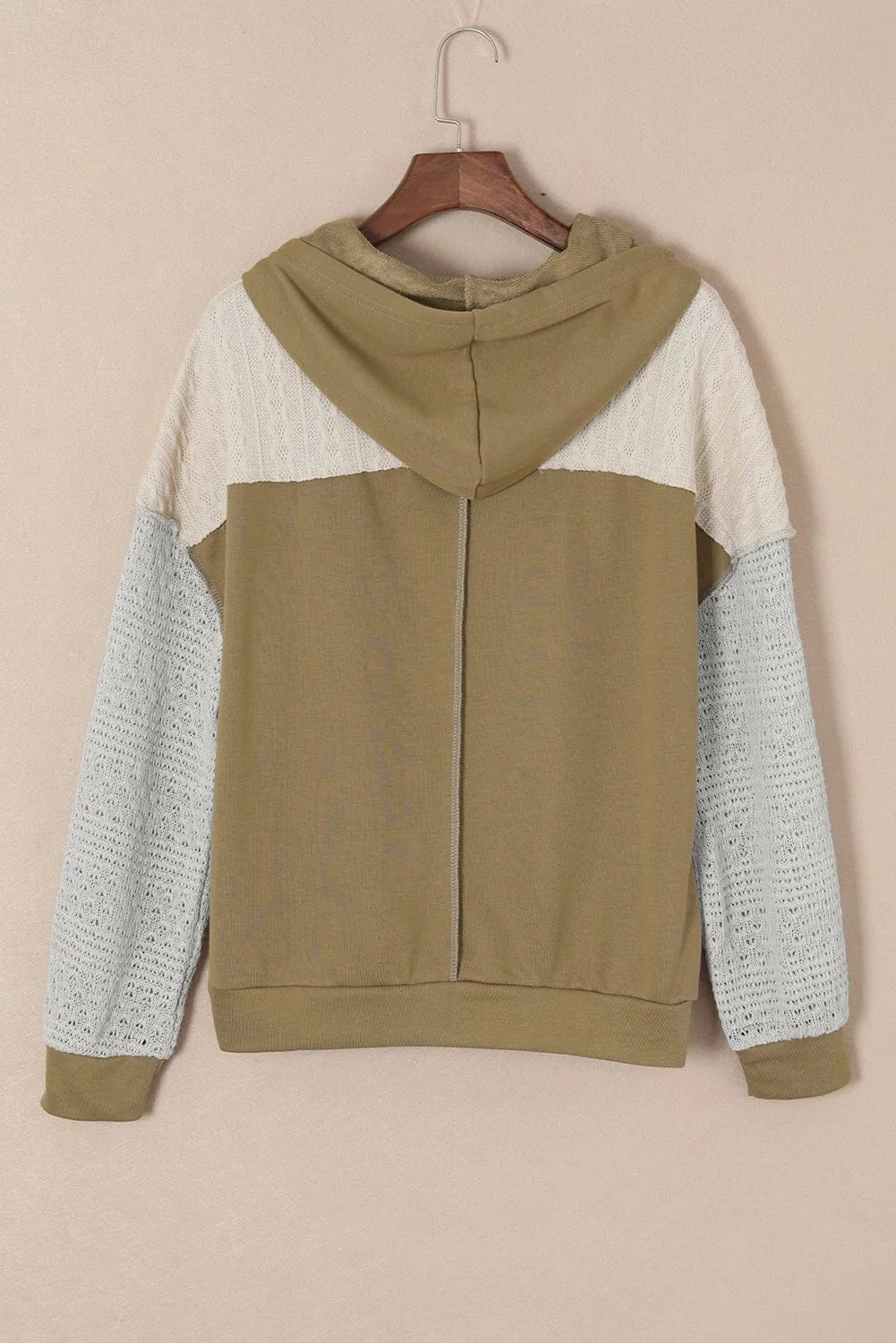 KaleaBoutique Colorblock Patchwork Pullover Hoodie