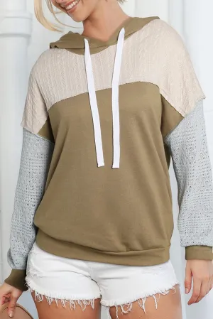 KaleaBoutique Colorblock Patchwork Pullover Hoodie