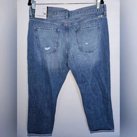 Kancan mid rise classic boyfriend jeans size 11 NWT Lowell jeans