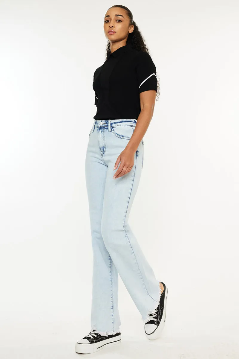 Kayla High Rise Wide Leg Flare