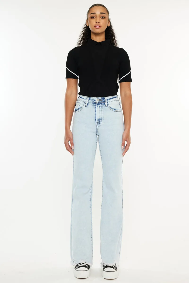 Kayla High Rise Wide Leg Flare