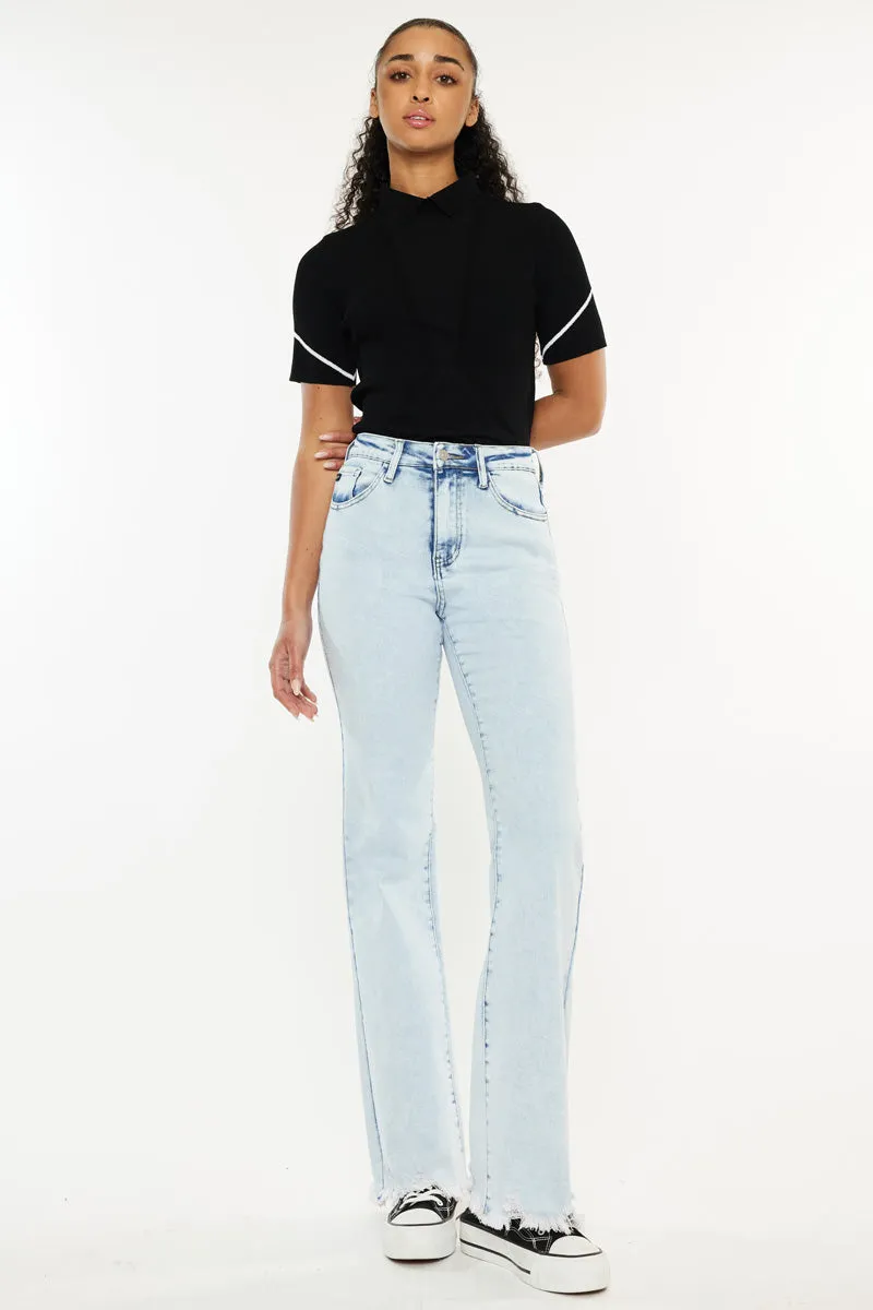 Kayla High Rise Wide Leg Flare