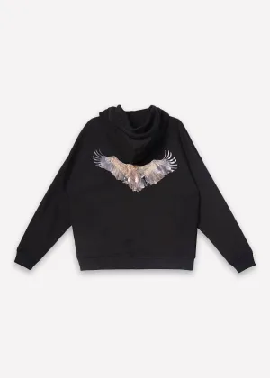 Konus Men's Bellow Pocket Hoodie in Black