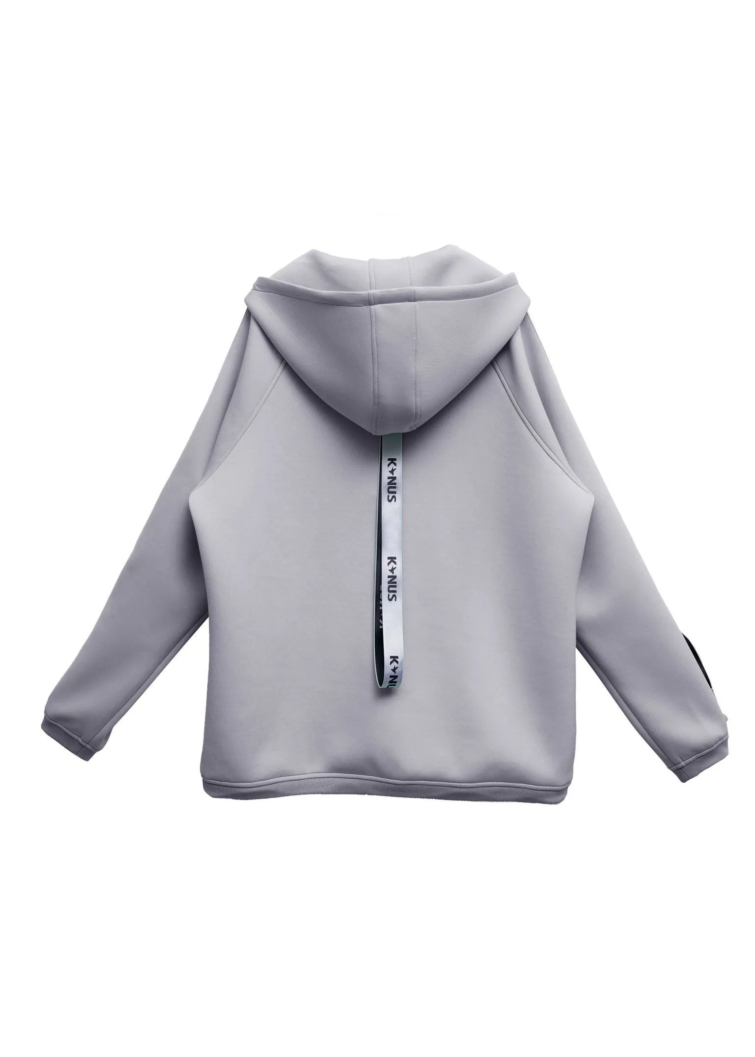 Konus Men's Half Zip Scuba Hoodie In Grey