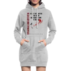 Krawallmädchen - Hoodie-Kleid