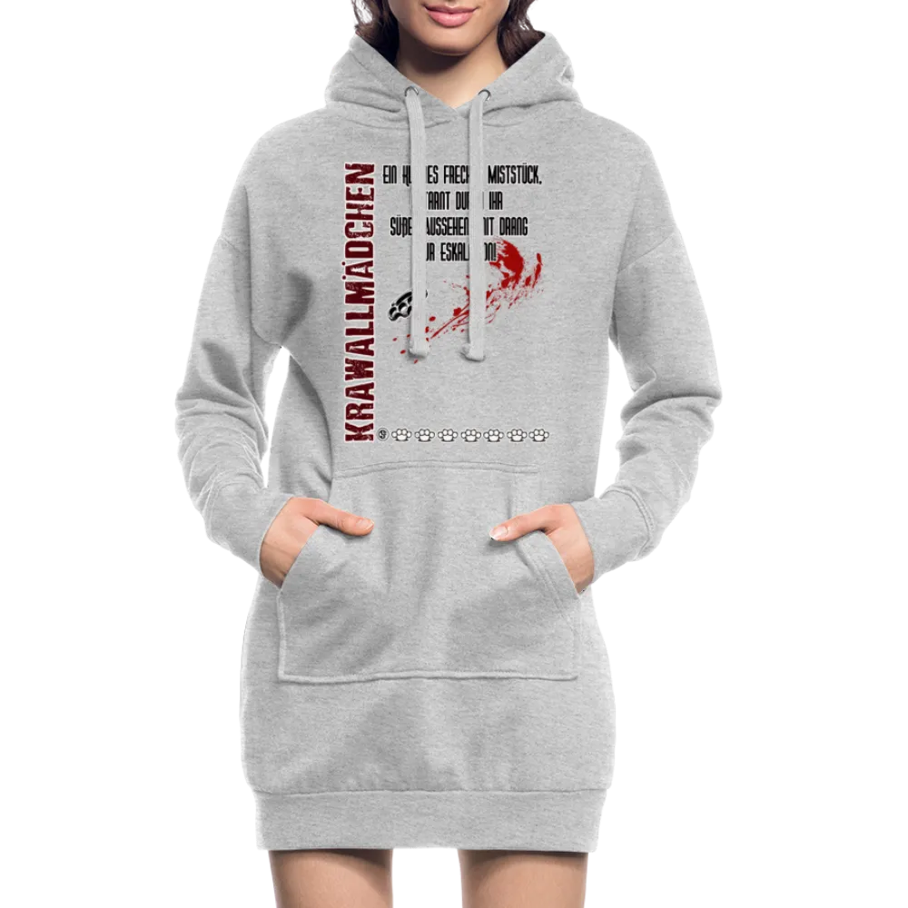 Krawallmädchen - Hoodie-Kleid