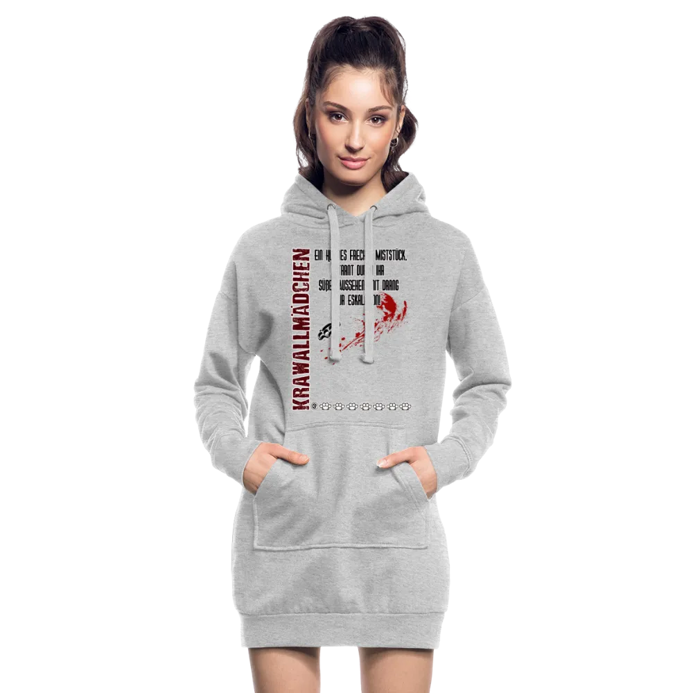 Krawallmädchen - Hoodie-Kleid