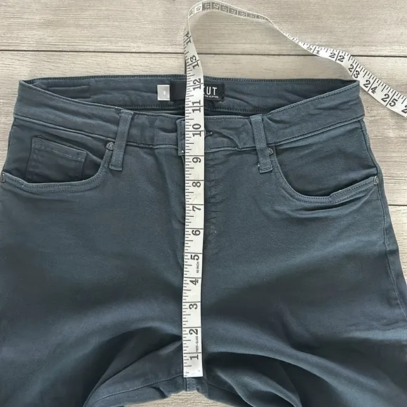 KUT Fab Ab Wide Leg High Rise jeans size 8 gray