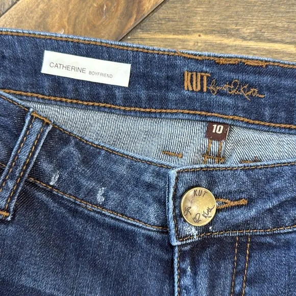 Kut from the Kloth Catherine Boyfriend Jeans Women’s Size 10 KP494MG3 Stretch