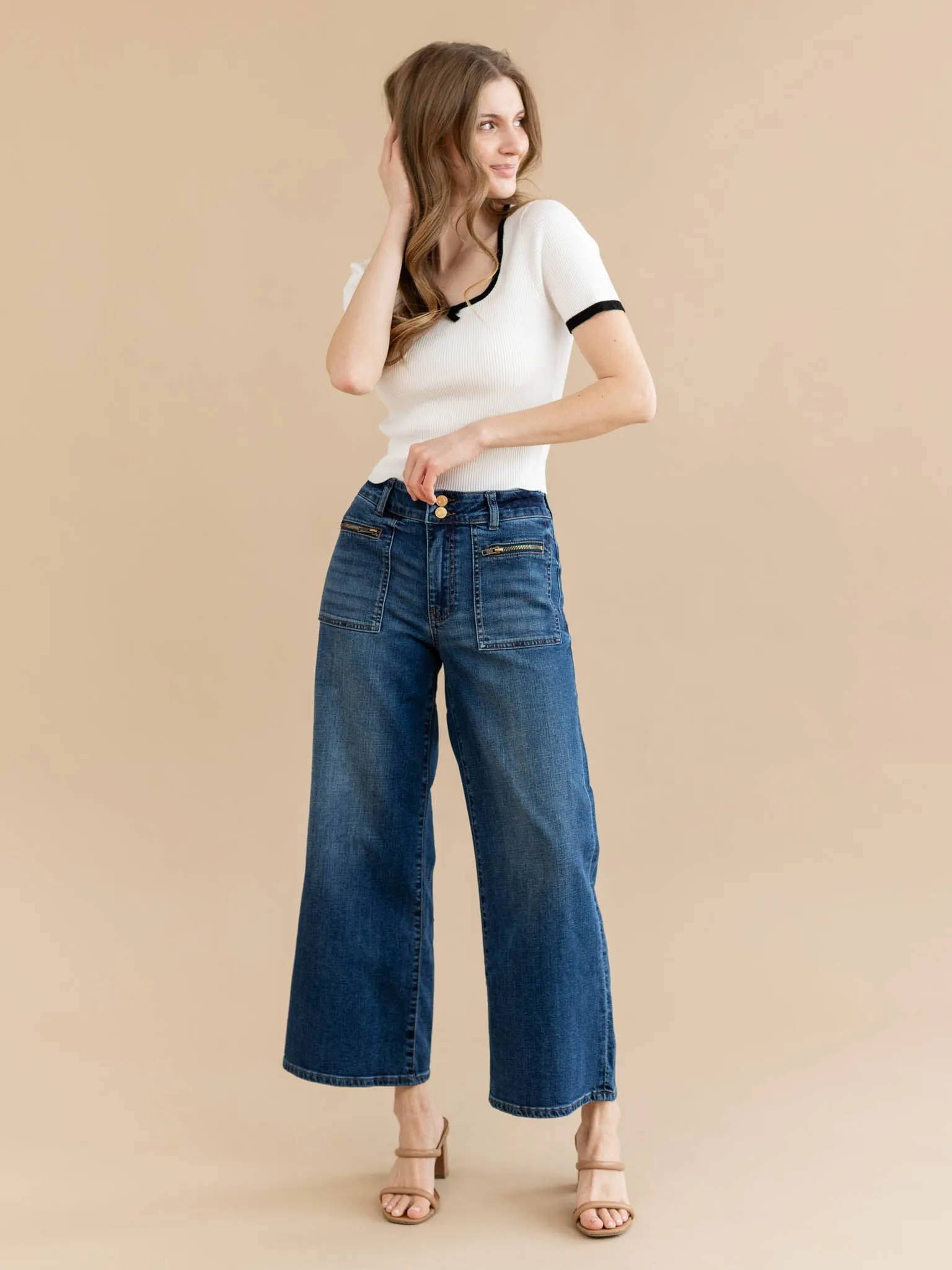 KUT Learning Meg Zip Patch Pocket