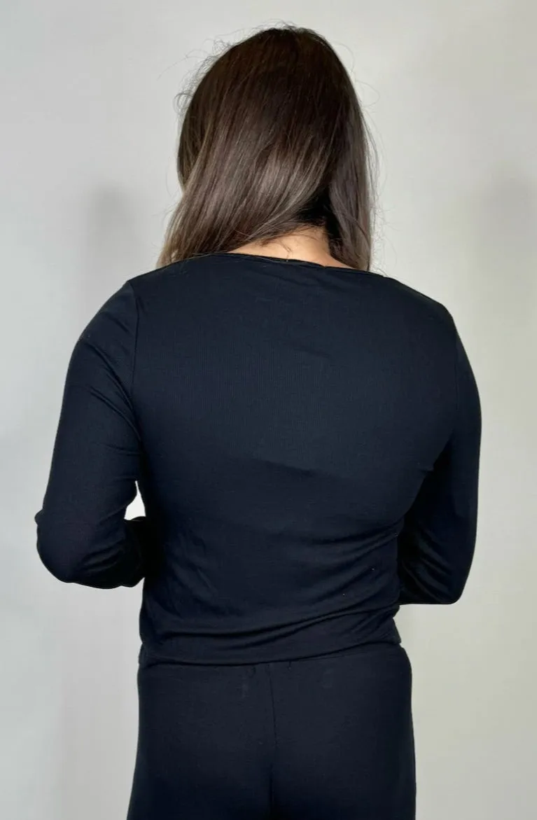 LA Made Sweet "V" Cardi