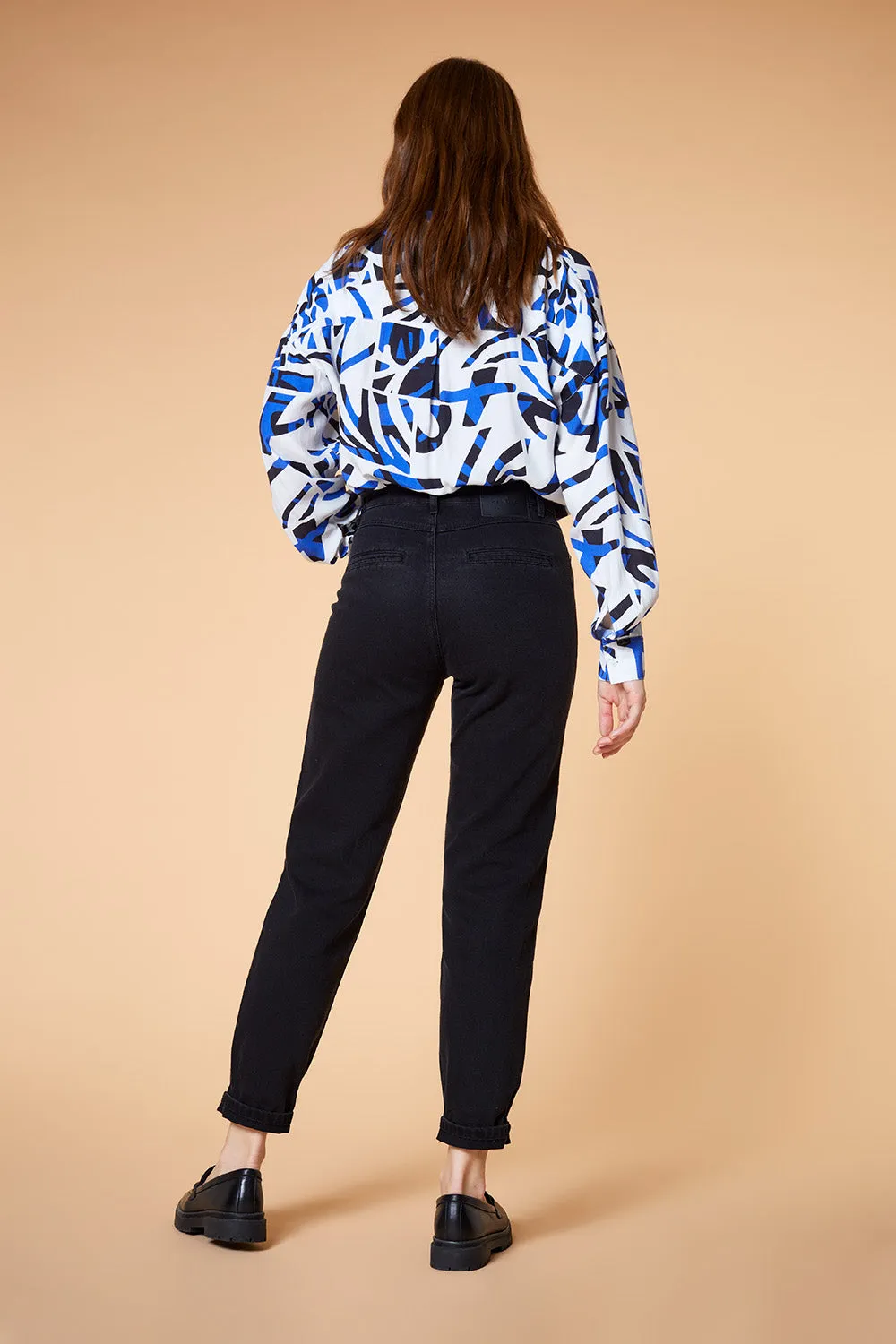 LE FAYE - Jean slouchy noir