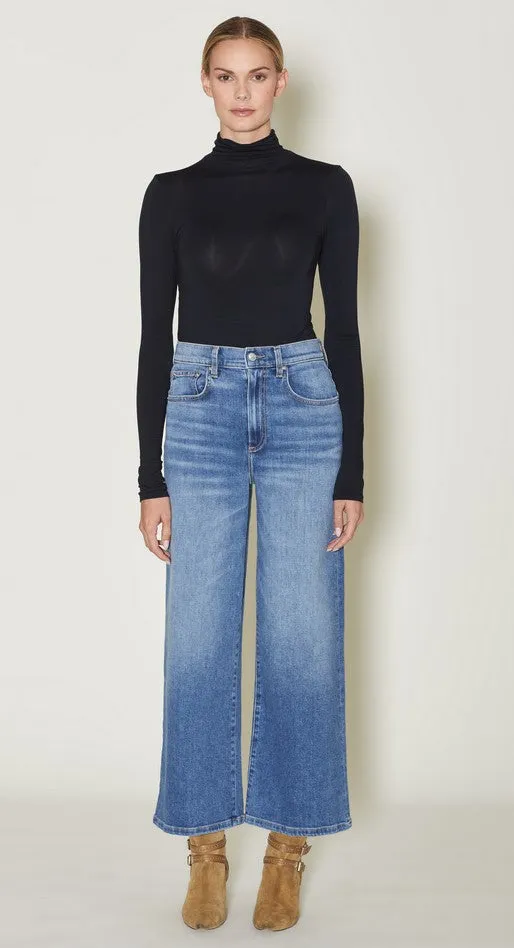 Le Jean Juliette Wideleg Ankle Jeans - Moon River