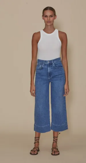 Le Jean Rosie Wide Leg Crop Jeans - Wilder