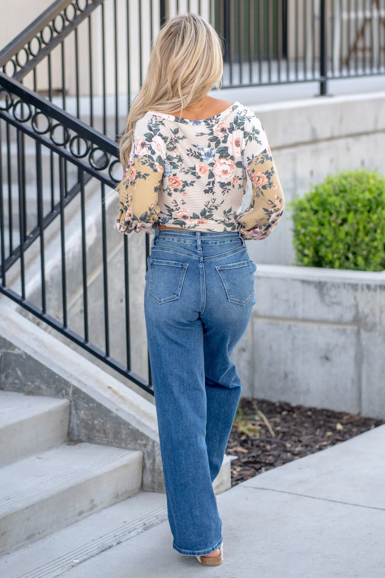 Leah Ultra High Rise Wide Leg Jeans
