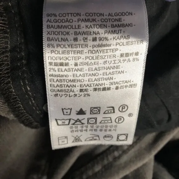 Levi’s 711 Skinny Size 28 Charcoal Color Jeans